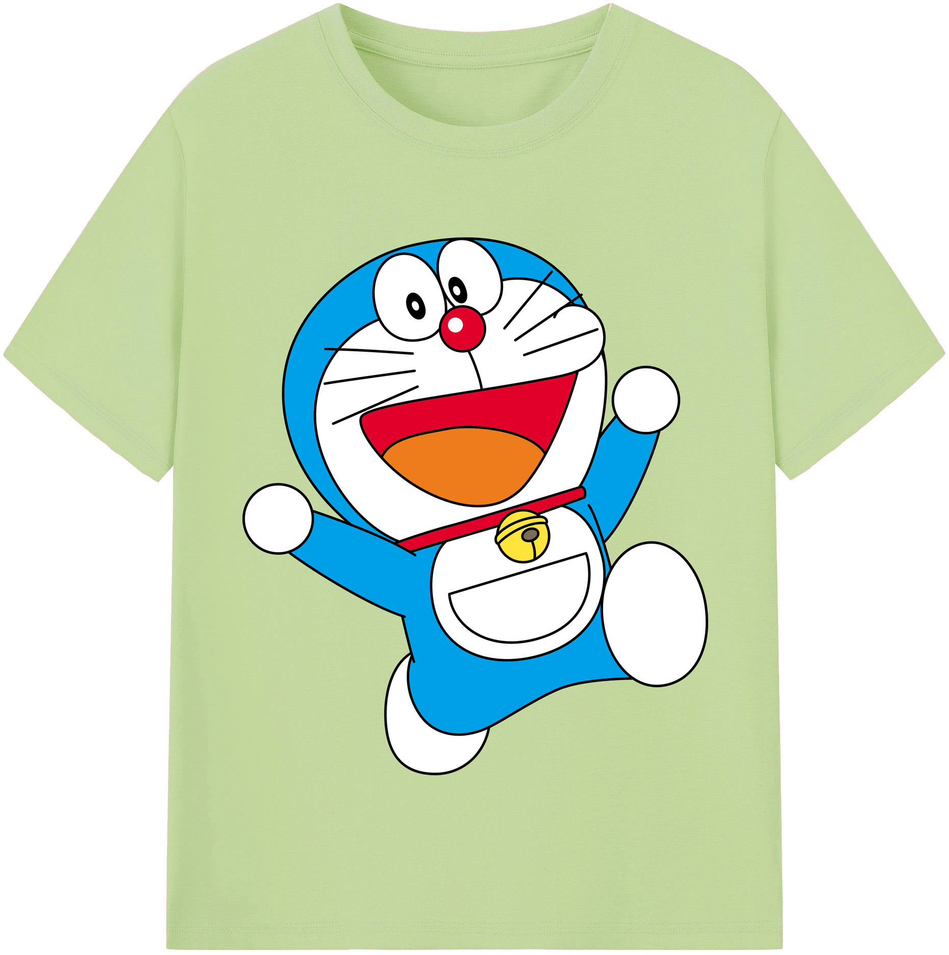 （画像用） ドラえもん Doraemon 綿100％半袖Tシャツ（フロントプリント）